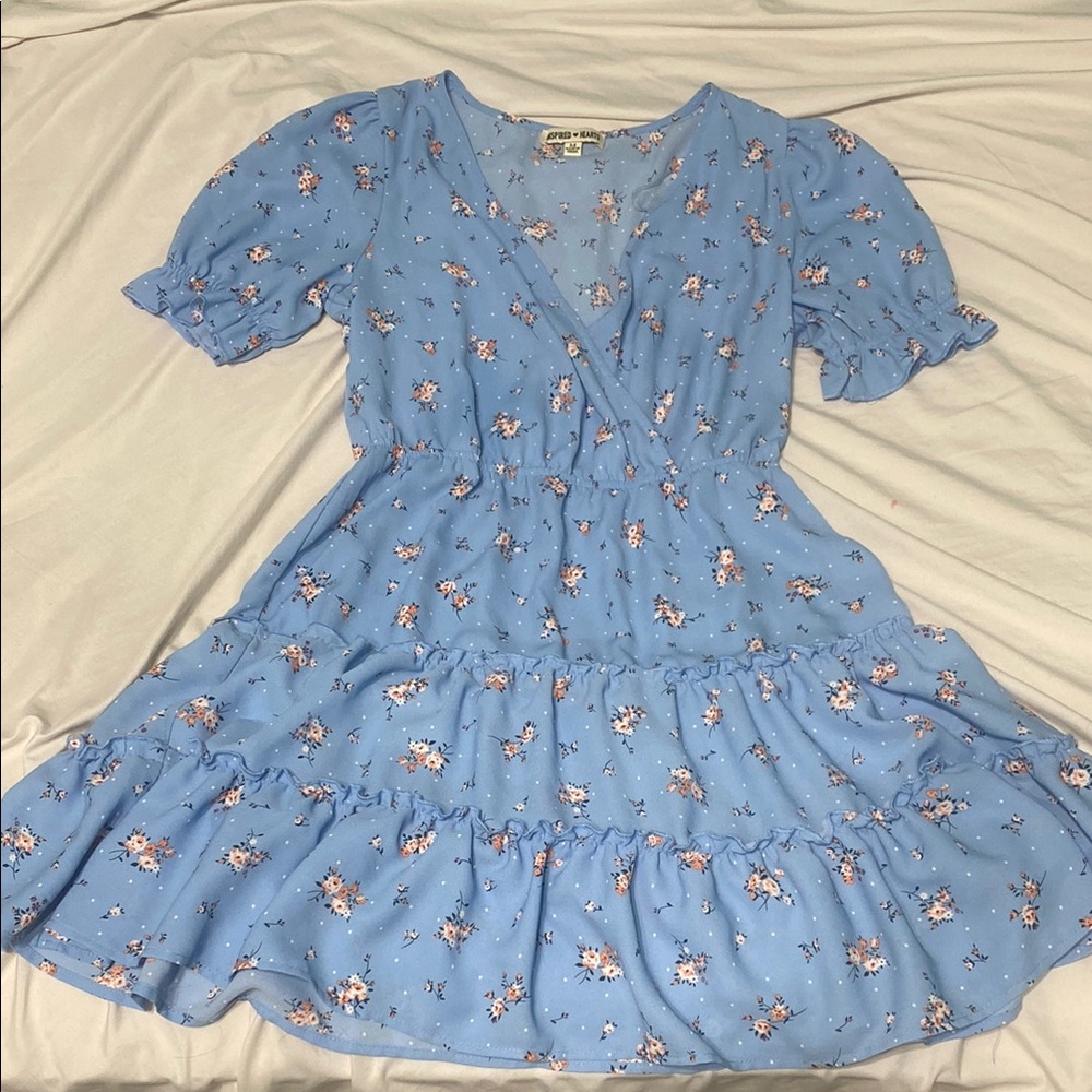 Floral Blue Women’s Dress